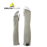 代尔塔 202013防切割套袖 耐热芳纶纤维耐高温耐撕裂针织模具加工工业装配工作防护