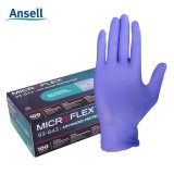安思尔 93-843一次性丁腈手套实验室耐用耐油清洁检查防水工作防护厨房劳保手套