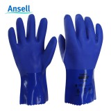 安思尔 14-662 PVC涂层防化手套 长26cm 耐酸碱化学品溶剂