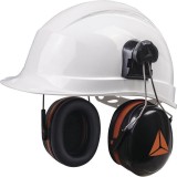 代尔塔103014 ABS外壳隔音 防噪音耳罩 安全帽用耳罩 可调节高度
