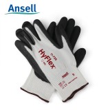 安思尔 11-735 耐磨防滑机械工业防护 手掌浸渍涂层中型10针防割手套