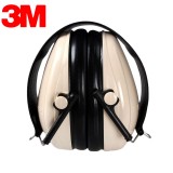 3M噪音耳罩 折叠式耳罩告知降噪海绵可搭配降噪耳塞中度噪声环境H6F