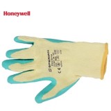 霍尼韦尔 2094138CN 黄绿色涂掌乳胶涂层手套耐磨防油劳保通用手套