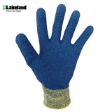 雷克兰 22-1608芳纶混纺浸橡胶手套防割耐高温250℃防滑工业级5级防切割手套