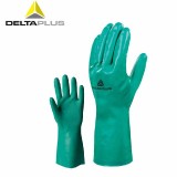 代尔塔 201801丁腈防化手套 防水防油脂防腐蚀耐酸碱耐磨机械工业手套