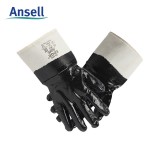 安思尔 48-500 重型丁腈手套全浸胶涂层手套防油防液体耐磨机械手套