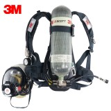 3M ipak/3164E 空气呼吸器6.8L不含气瓶压力表 含他救接头 黑色