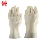 威蝶 31cmA-1白色中厚劳保手套乳胶耐磨耐酸碱化工手套 31厘米中厚(耐酸碱)