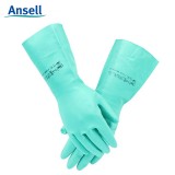 安思尔 37-176耐酸碱丁腈橡胶防化手套 可重复使用 耐磨性强UPC 定做