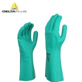 代尔塔 201802丁腈防化手套 舒适型工业厨房油渍清洁耐油耐磨耐酸碱手套