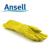 安思尔 43-216牛皮棉质衬里耐磨防切割焊接电焊手套